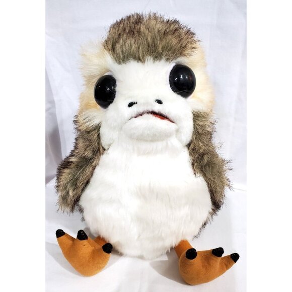 Star Wars PORG action plush sound motion moving wings mouth Disney The Last Jedi - Picture 1 of 7